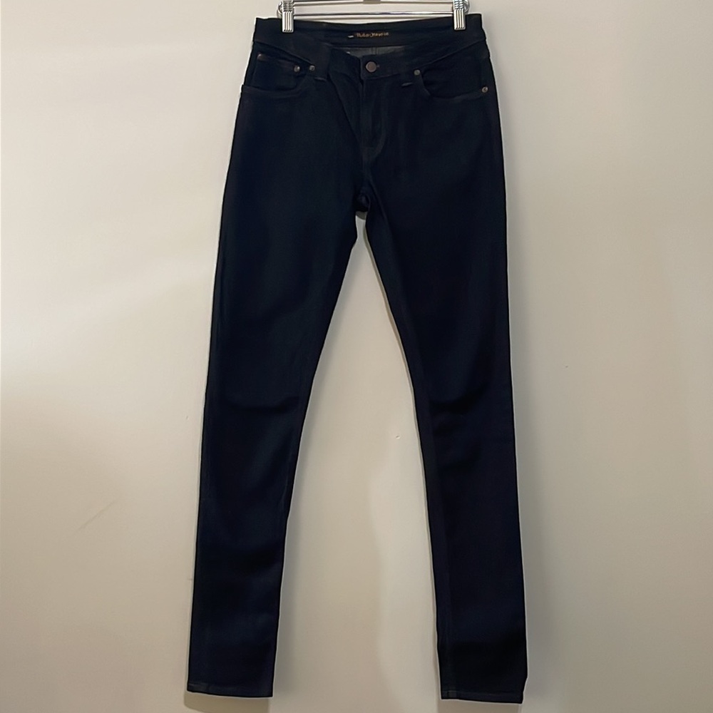 Nudie Jeans Black Slim Fit Denim